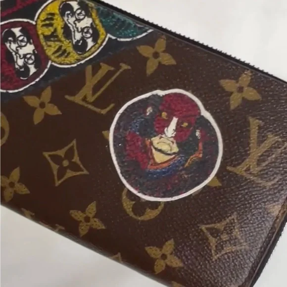 Louis Vuitton Ling wallet monogram kabuki Dharma Yamamoto Kamasii - Picture 5 of 13
